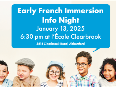 Early French Immersion Info Night